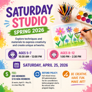 Saturday Studio Spring 2026: