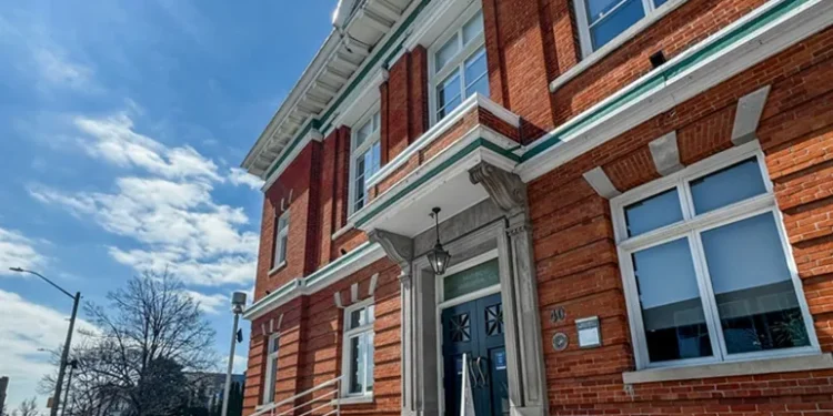 clarington town hall front steps