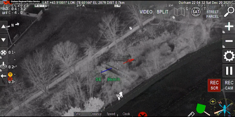 AIR1 Assists Police in Arrest After Driver Flees RIDE Check in Clarington arrest (1)