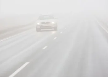 fog snow icy low poor visibility road winter ajax fire