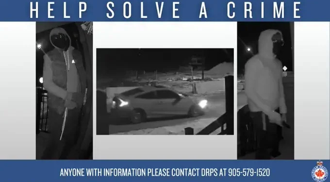 Pickering Attempted Break-In Leaves Police Searching for Three Suspects g mc12pxcaarx r