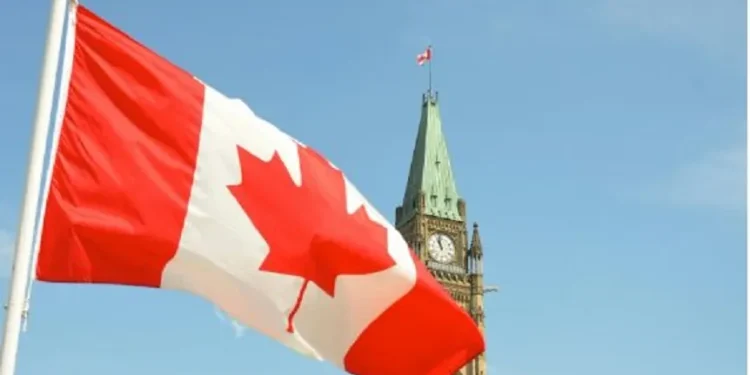 canada flag parliament