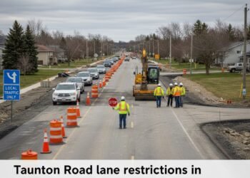 Taunton Road lane restrictions