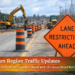 Lane Restrictions on Taunton & Thickson Roads Region traffic