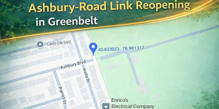 ajax council approves ashbury road link reopening in greenbelt