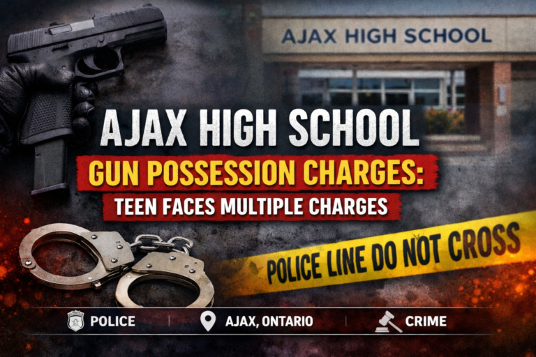 ajax high school gun possession chargest teen faces multiple charges