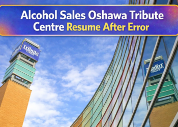 alcohol sales oshawa tribute centre resume after error