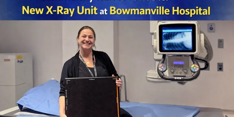 community raises funds for new x ray unit at bowmanville hospital
