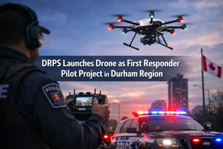drps launches drone as first responder pilot project durham region