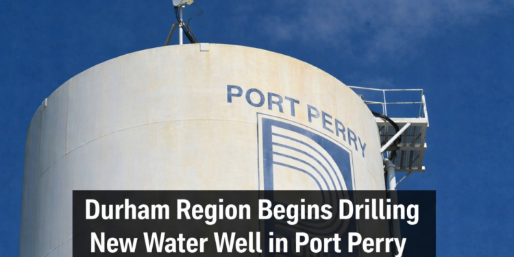 durham region begins drilling new water well in port perry