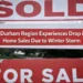 durham region experiences drop in home sales due to winter storm