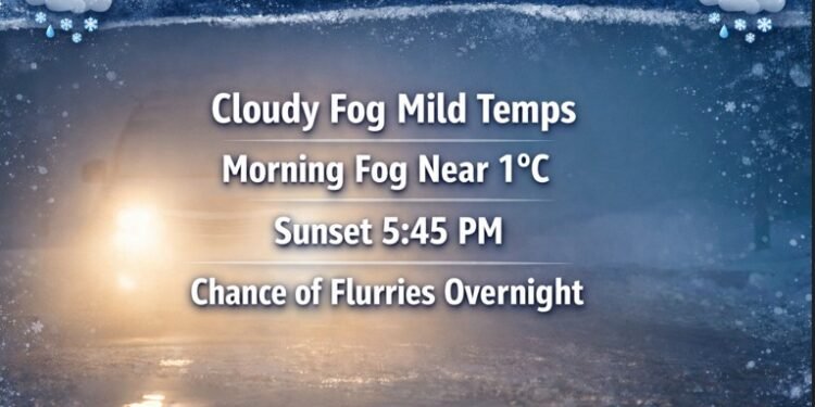 Feb 15 Weather Durham: Cloudy Skies, Fog and Mild Conditions feb 15th weather durham cloudy fog mild temps