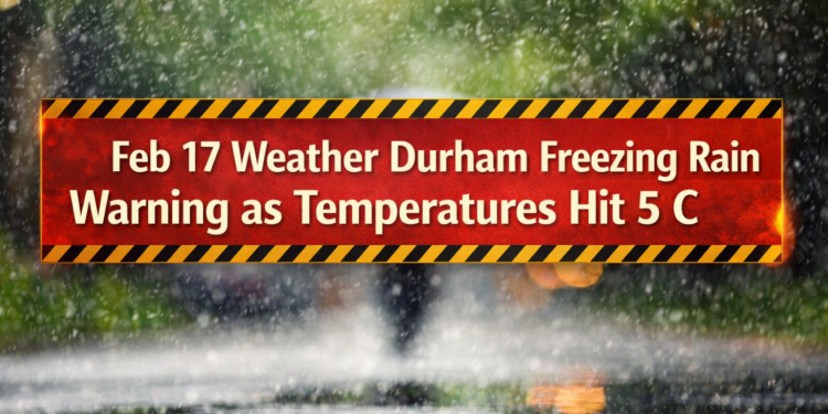 Feb 17 Weather Durham Freezing Rain Warning as Temperatures Hit 5 C feb 17 weather durham freezing rain warning as temperatures hit 5 c