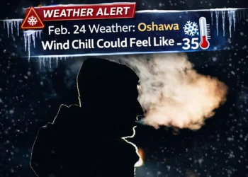feb. 24 weather oshawa wind chill could feel like 35