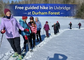 free guided hike in uxbridge at durham forest