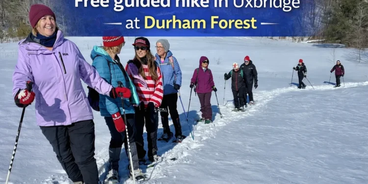 free guided hike in uxbridge at durham forest