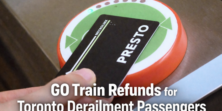 go train refunds for toronto derailment passengers