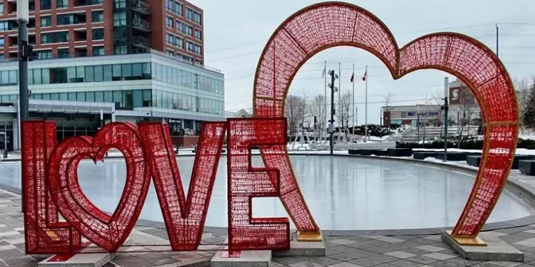 Ajax Illuminated Heart Display