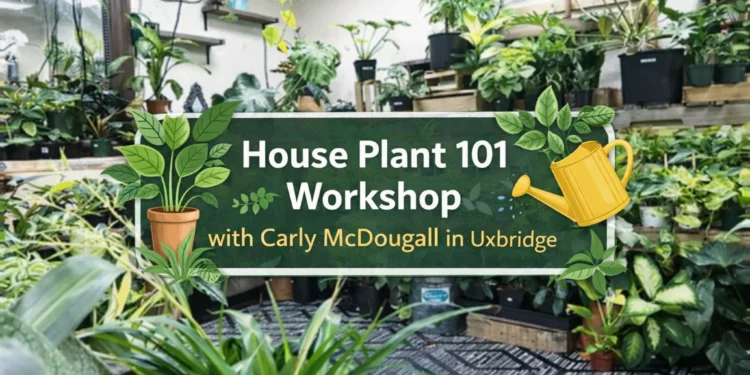 house plant 101 workshop with carly mcdougall in uxbridge