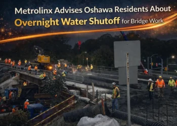 metrolinx advises oshawa residents about overnight water shutoff for bridge work