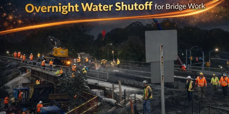 Metrolinx Advises Oshawa Residents About Overnight Water Shutoff for Bridge Work metrolinx advises oshawa residents about overnight water shutoff for bridge work