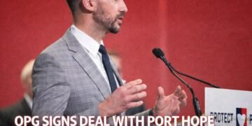 opg signs deal with port hope for nuclear reactor construction