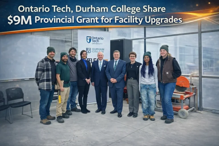 ontario tech, durham college share $9m provincial grant for facility upgrades