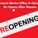 ontario works office in oshawa re opens after repairs