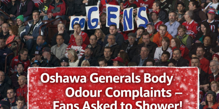 oshawa generals body odour complaints – fans asked to shower