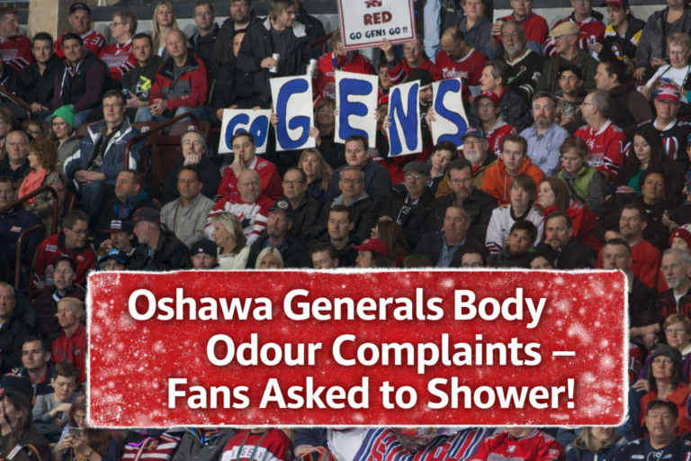 oshawa generals body odour complaints – fans asked to shower