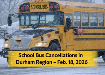 school bus cancellations in durham region – feb. 18, 2026