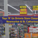 toys “r” us ontario store closures newmarket st catharines