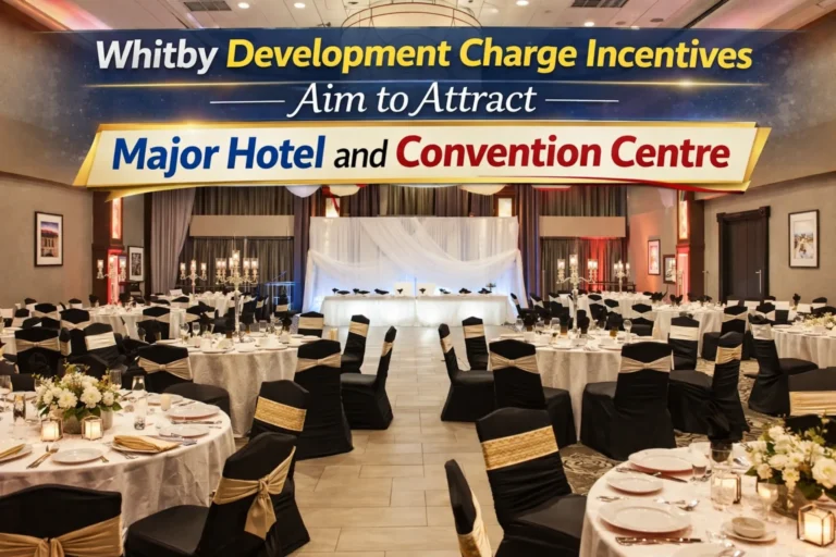 whitby development charge incentives aim to attract major hotel and convention centre