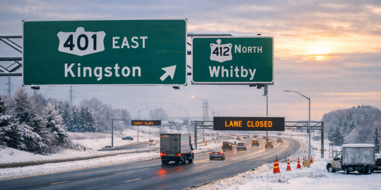 Durham Region Weather and Highway Closures for Feb. 9 weather and highway closures