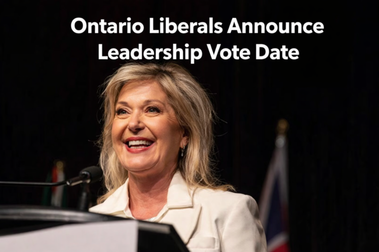 Ontario Liberal Party leadership announcement event
