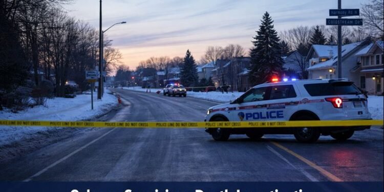 suspicious death in Oshawa