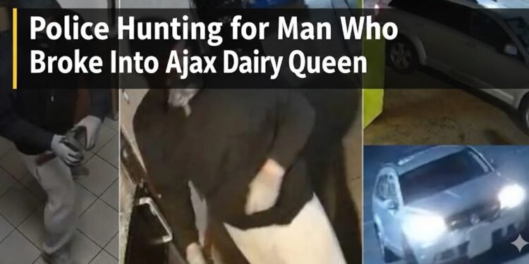 Police Hunting for Man Who Broke Into Ajax Dairy Queen Ajax Dairy Queen