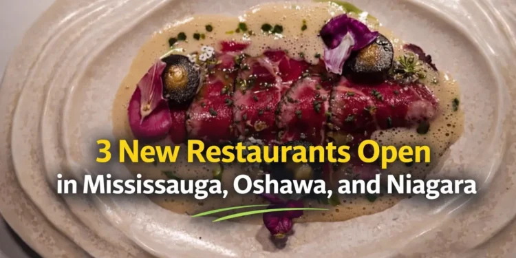 3 new restaurants open in mississauga, oshawa, and niagara