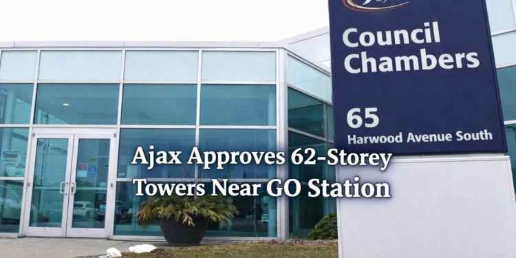 Ajax Council Approves Two 62-Storey Towers Near GO Station ajax approves 62 storey towers near go station