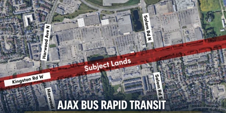 ajax bus rapid transit lane restrictions begin monday
