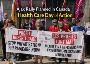 ajax rally planned in canada health care day of action