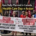 ajax rally planned in canada health care day of action