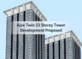 ajax twin 53 storey tower development proposed
