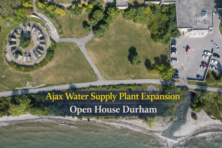 ajax water supply plant expansion open house durham