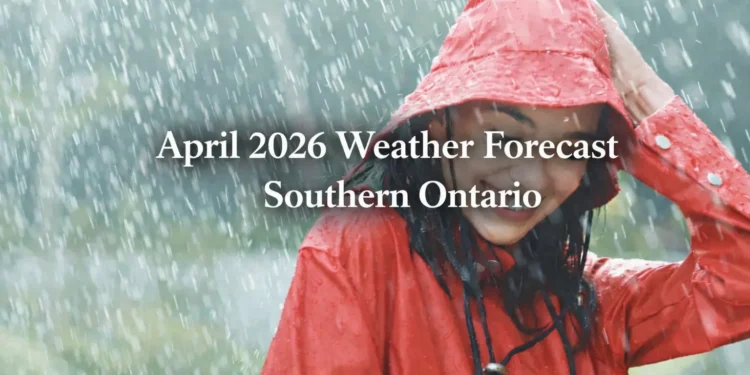 april 2026 weather forecast southern ontario
