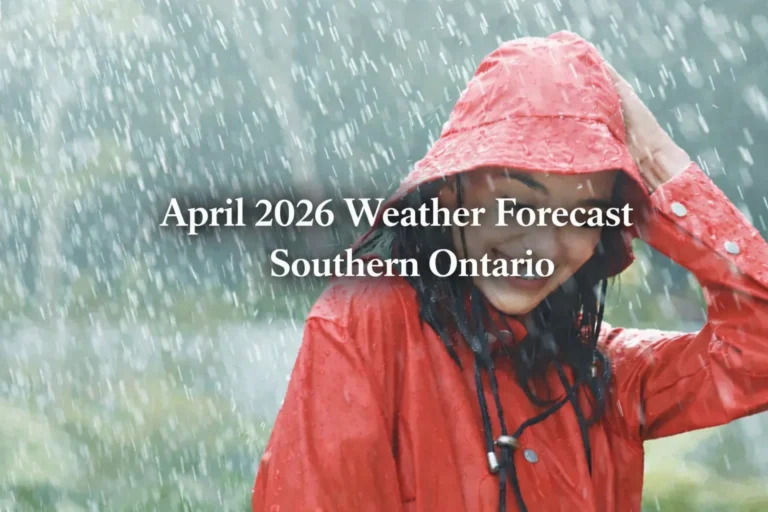 april 2026 weather forecast southern ontario