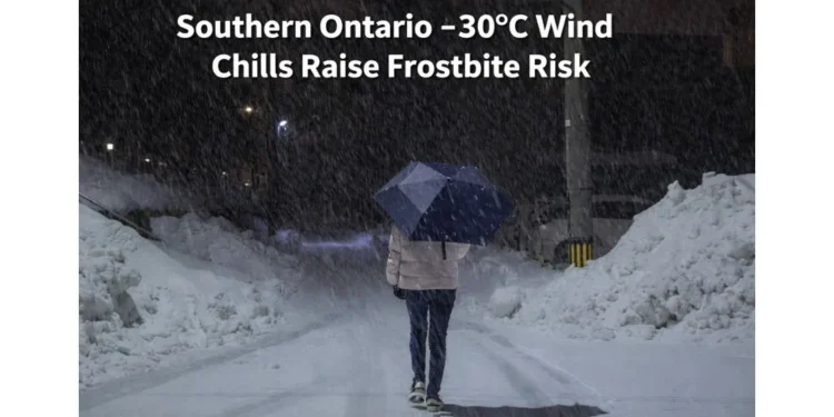 Southern Ontario -30 C Wind Chills Raise Frostbite Risk carnival cruise line donates 15 (36)
