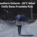 Southern Ontario -30 C Wind Chills Raise Frostbite Risk carnival cruise line donates 15 (36)