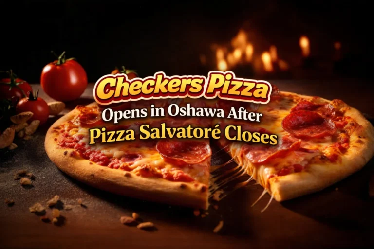 checkers pizza opens in oshawa after pizza salvatoré closes