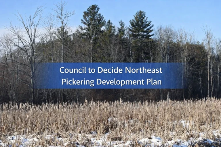 council to decide northeast pickering development plan